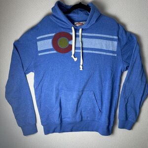 Blue Hoodie with Colorado Design
